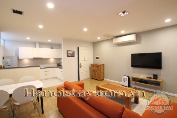 Private, Tranquil, Beautiful 2 bed apartment with high quality furniture in Au Co str, Tay Ho, Nice terrace 15