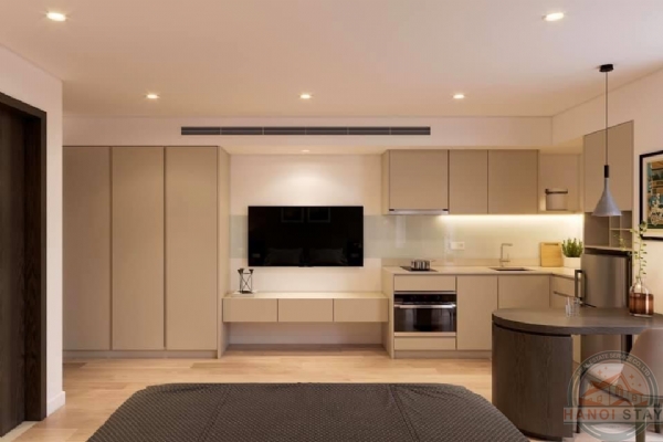 Purdue Lifestyle Living in This Deluxe Studio Apartment in Truc Bach Area, Ba Dinh 1