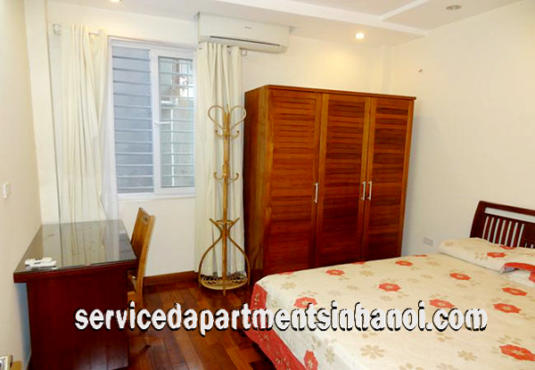 Quiet and Peaceful One bedroom Apartment for rent in Kim Ma Str, Ba Dinh 12
