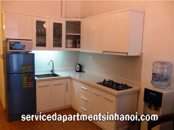 Quiet Serviced Apartment for rent in Kim Ma street 5