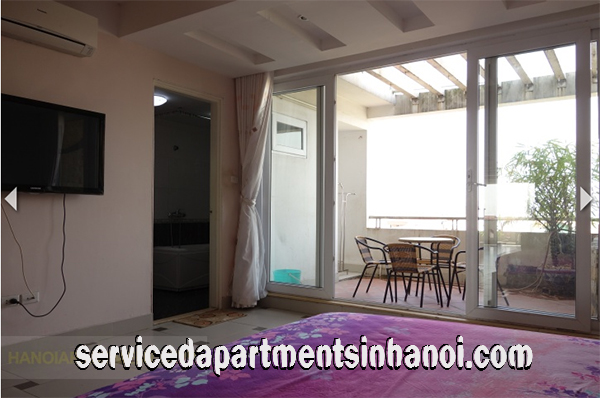 Redriver view, one bedroom apartment for rent in Tay Ho 3