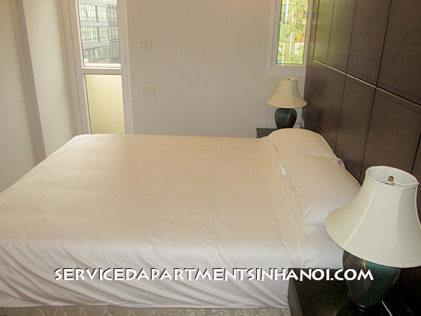 Renovated and well designed serviced apartment for rent near Giang Vo Lake 11