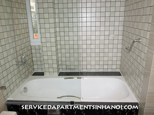 Renovated and well designed serviced apartment for rent near Giang Vo Lake 12