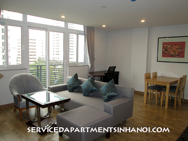 Renovated and well designed serviced apartment for rent near Giang Vo Lake 2