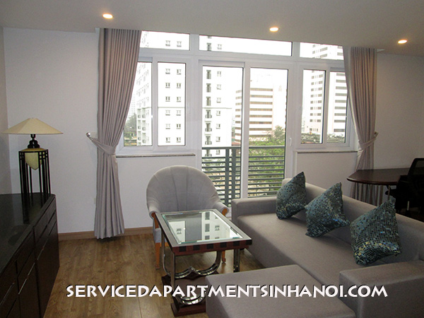 Renovated and well designed serviced apartment for rent near Giang Vo Lake 5