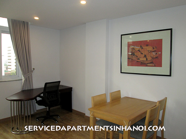 Renovated and well designed serviced apartment for rent near Giang Vo Lake 9