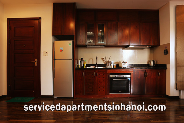 Rental one bedroom apartment in Cau Giay, High quality furniture, full services 10
