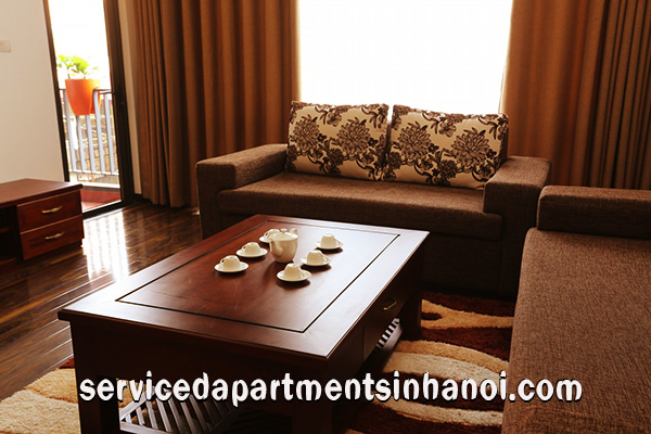 Rental one bedroom apartment in Cau Giay, High quality furniture, full services 9