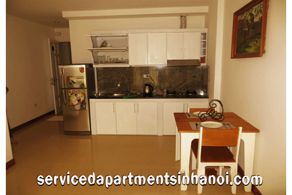 Rental one bedroom apartment near Giai Phong street, Full services 3