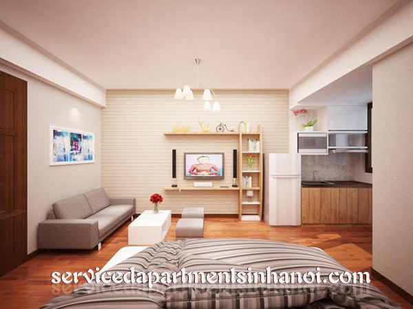 Rental serviced apartment in Trung Yen area, Cau Giay, Brand new furniture 3