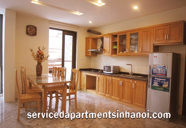 Rental two bedroom apartment in Truc Bach, full services, Reasonable price 4
