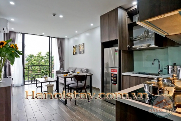 *Reserve Now for this Beautiful 1 Bedroom Apartment for rent in To Ngoc Van, Tay Ho, Available Balcony* 1