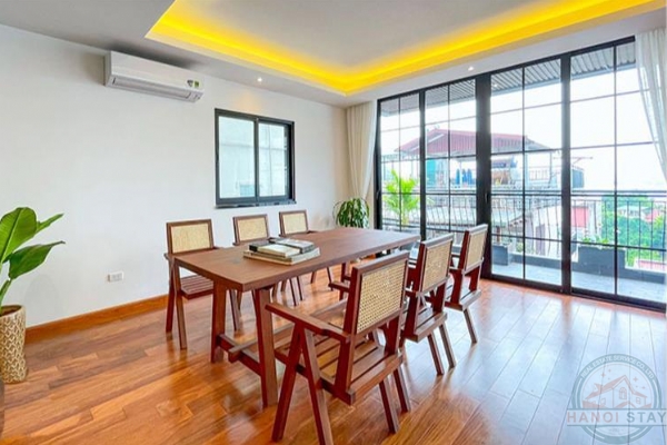 Serene Living: Tranquil 4-Bedroom Duplex Apartment in Tay Ho for Rent 4