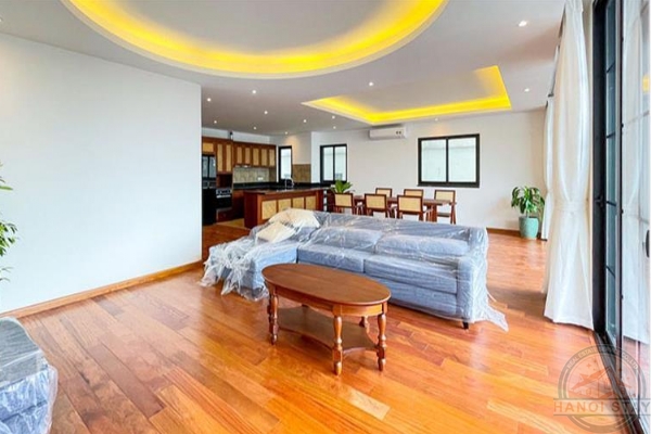 Serene Living: Tranquil 4-Bedroom Duplex Apartment in Tay Ho for Rent 7