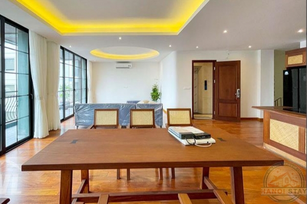 Serene Living: Tranquil 4-Bedroom Duplex Apartment in Tay Ho for Rent 8