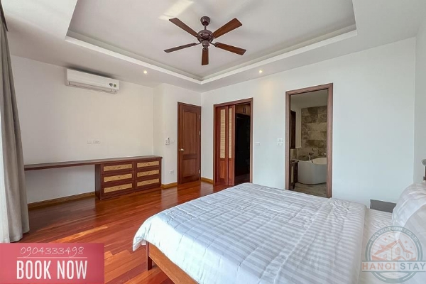 Serene Living: Tranquil 4-Bedroom Duplex Apartment in Tay Ho for Rent 21