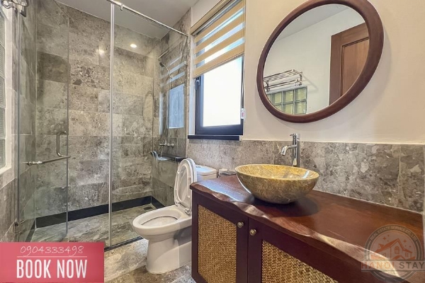 Serene Living: Tranquil 4-Bedroom Duplex Apartment in Tay Ho for Rent 33