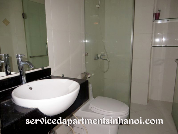 Serviced apartment for rent in Tran Phu, one bedroom, wooden floor 5