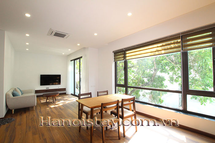 Serviced apartment with Lovely Balcony Rental in Tay Ho, Two bedroom 1