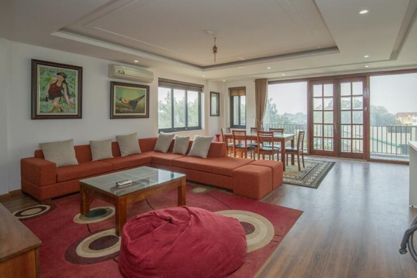 *Sizable 03 BR Apartment for rent in To Ngoc Van str, Tay ho: Upscale & Sun-soaked*