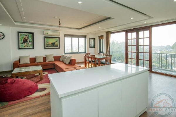 *Sizable 03 BR Apartment for rent in To Ngoc Van str, Tay ho: Upscale & Sun-soaked* 5