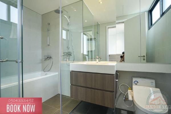 Sleek & Stylish: 3-Bedroom Apartment for Rent in To Ngoc Van with Green Views 20