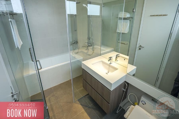 Sleek & Stylish: 3-Bedroom Apartment for Rent in To Ngoc Van with Green Views 21