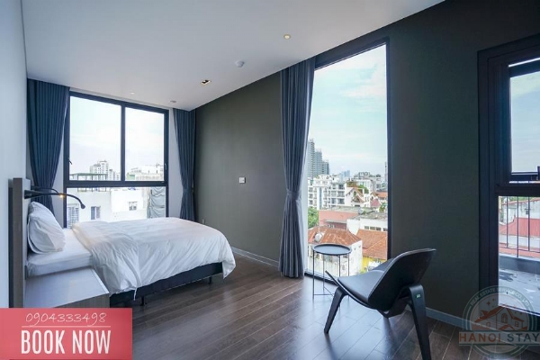Sleek & Stylish: 3-Bedroom Apartment for Rent in To Ngoc Van with Green Views 22