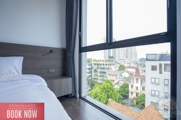 Sleek & Stylish: 3-Bedroom Apartment for Rent in To Ngoc Van with Green Views 25