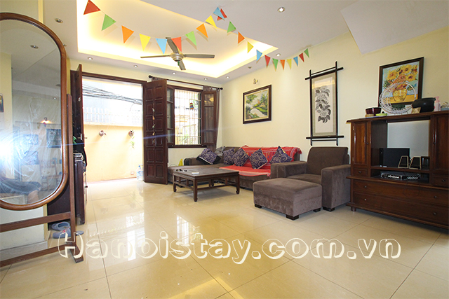 Spacious and Bright Four Bedroom House For rent in Doi Can street, Ba Dinh 1