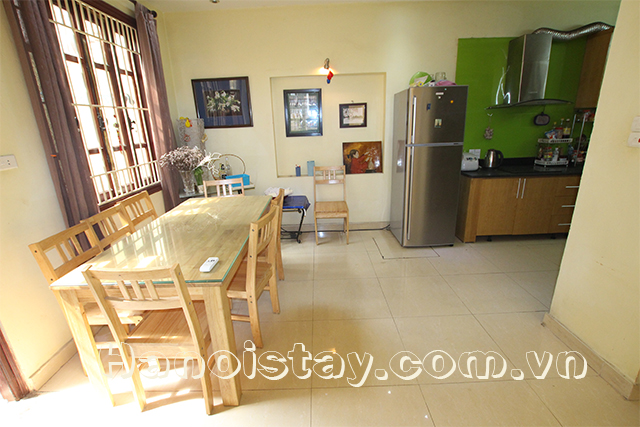 Spacious and Bright Four Bedroom House For rent in Doi Can street, Ba Dinh 4