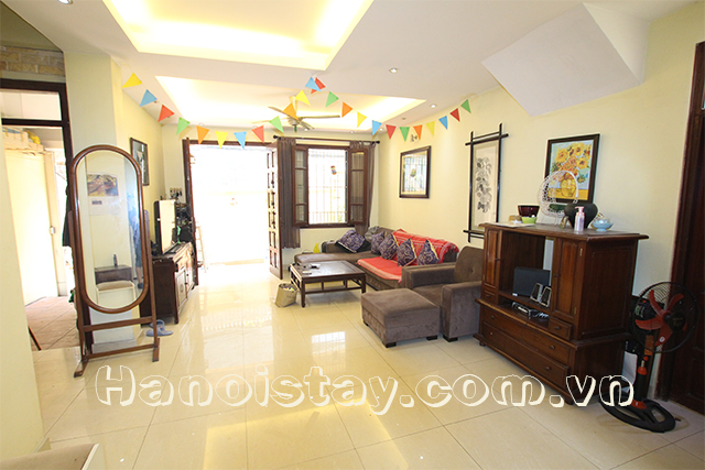 Spacious and Bright Four Bedroom House For rent in Doi Can street, Ba Dinh 7