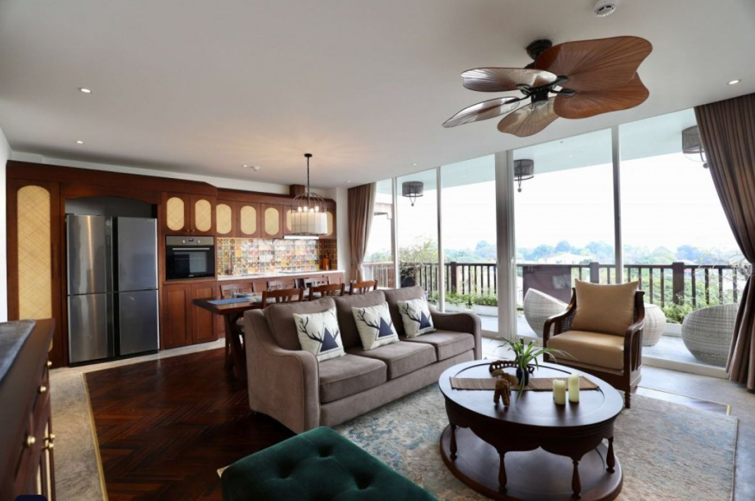 Spacious & Beautiful 3 bedroom APARTMENT for rent in QUANG KHANH, TAY HO