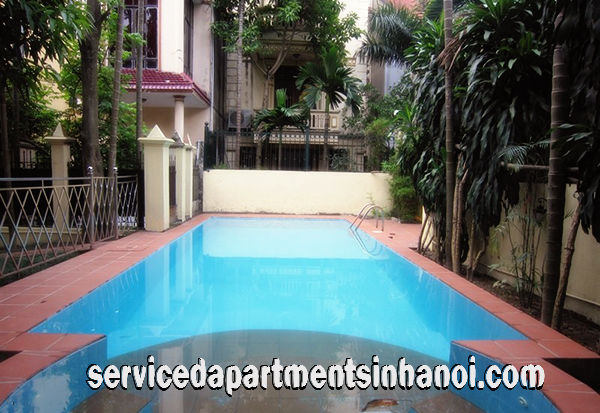 Spacious Five Bedroom Villa with a nice courtyard for rent in Dang Thai Mai str, Tay Ho 2