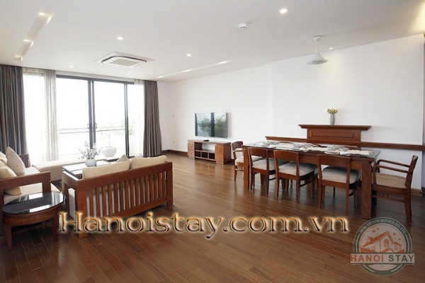 *Spacious Lake View 4 Bedroom Flat for rent in Xuan Dieu street, Tay Ho* 5