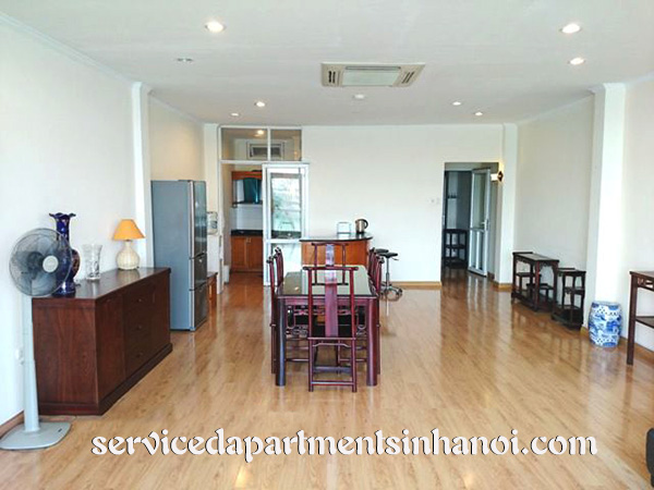 Spacious lake view serviced apartment for rent in Quang An, Tay Ho 5