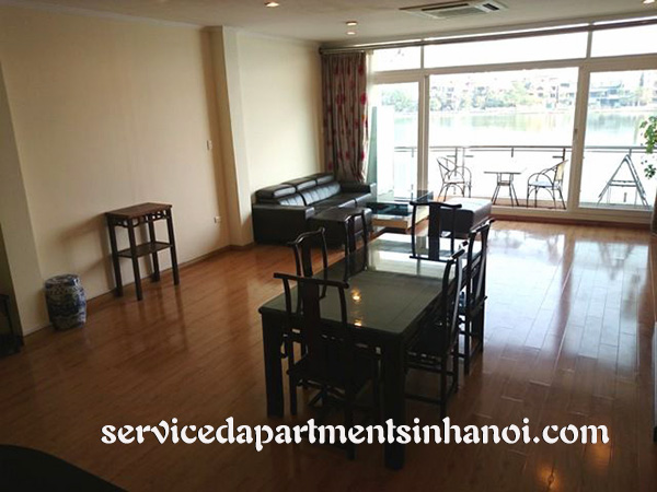 Spacious lake view serviced apartment for rent in Quang An, Tay Ho 6
