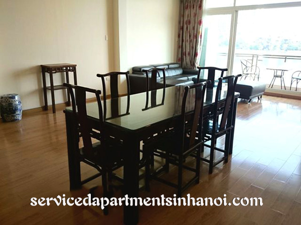 Spacious lake view serviced apartment for rent in Quang An, Tay Ho 8
