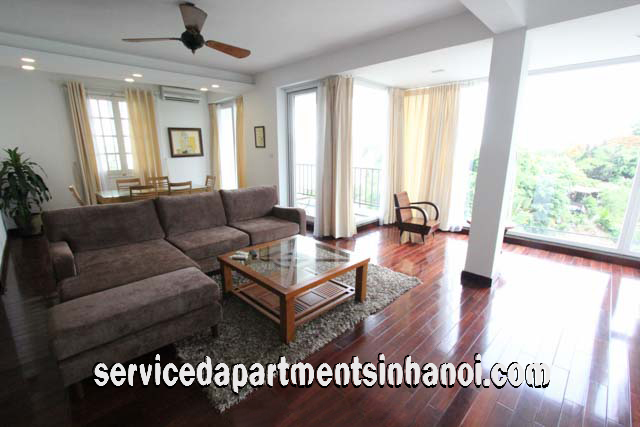 Spacious Lake View Two Bedroom Apartment Rental in Xom Chua Area, Tay Ho 4