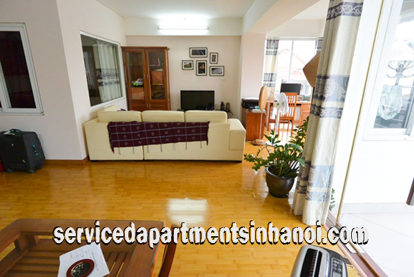 Spacious one bedroom apartment for rent on Nghi Tam village with swimming pool 3