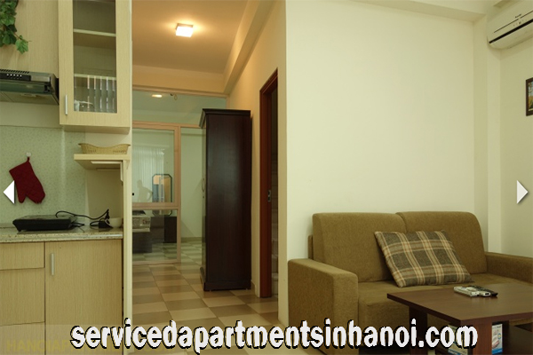 Spacious one bedroom apartment in Van Cao str, Ba Dinh 1