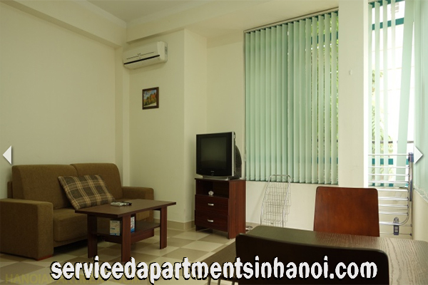 Spacious one bedroom apartment in Van Cao str, Ba Dinh 2