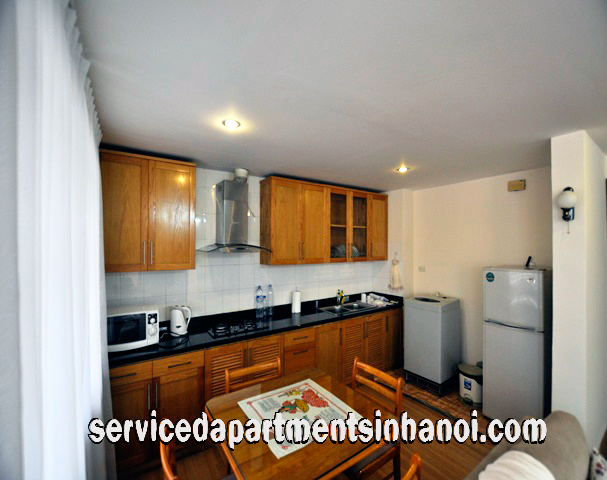 Spacious One Bedroom Apartment Rental in Lang Ha street, Dong Da 3
