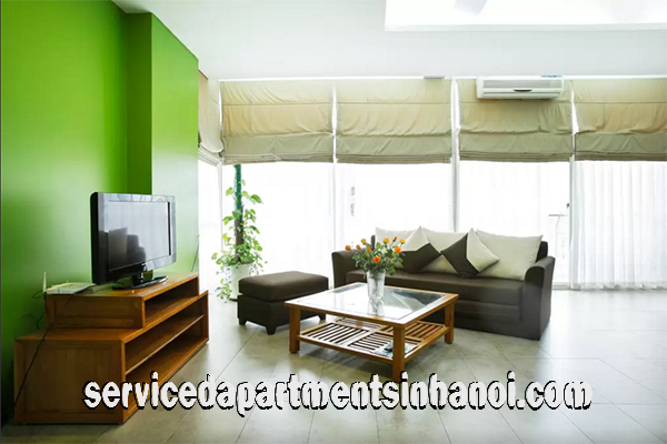 Spacious One Bedroom Apartment Rental in Quan Thanh street, Ba Dinh 1