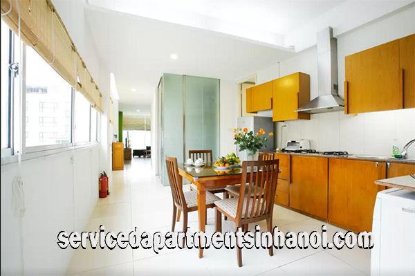 Spacious One Bedroom Apartment Rental in Quan Thanh street, Ba Dinh 4