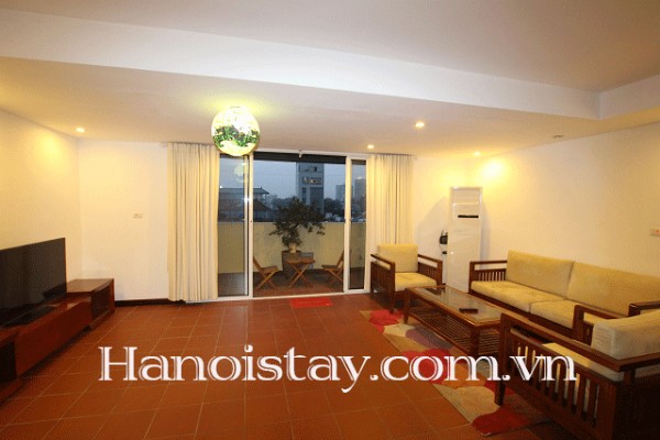 Spacious One bedroom Apartment with Lovely Balcony Rental near Thong Nhat park, Hai Ba Trung 1
