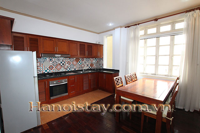 Spacious Serviced Apartment For Rent in To Ngoc Van, 2 beds, Wooden Floor 2