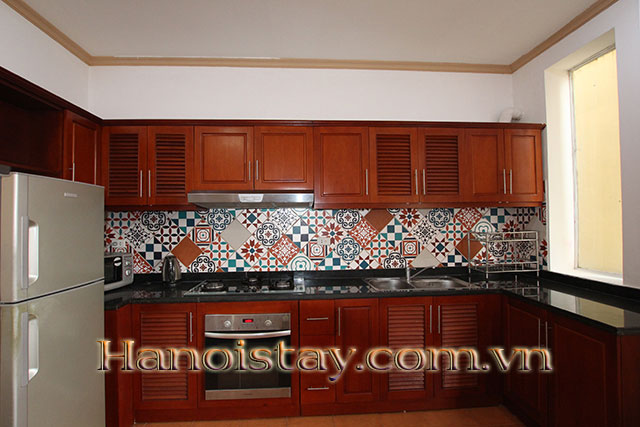 Spacious Serviced Apartment For Rent in To Ngoc Van, 2 beds, Wooden Floor 3