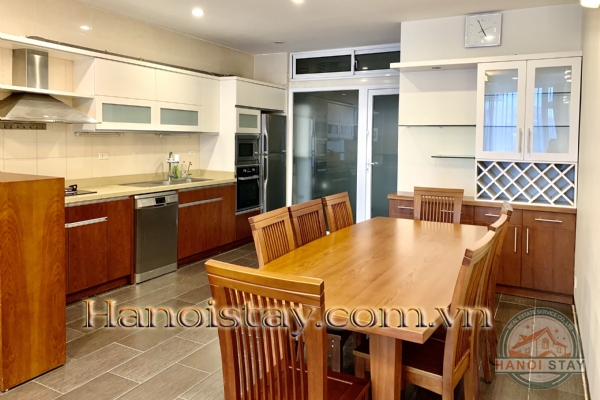 Spacious Three Bedroom Apartment Rental In Quang An Str, Tay Ho, Panorama Lake View 13