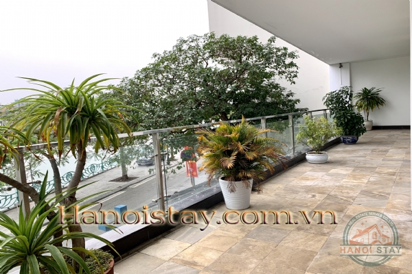 Spacious Three Bedroom Apartment Rental In Quang An Str, Tay Ho, Panorama Lake View 15